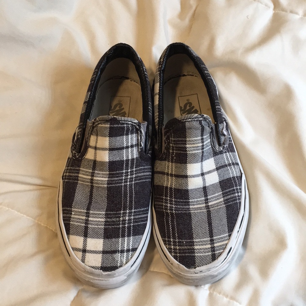 Plaid vans